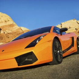 Lamborghinis in Red Rock Nat'l Park, NV