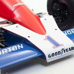 Vintage Penske race car stickers