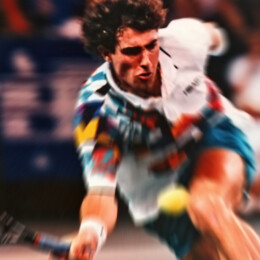 World Team Tennis action